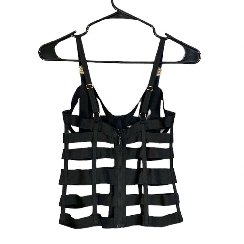Victoria's Secret Bondage Corset in Black - Picture 3 of 6